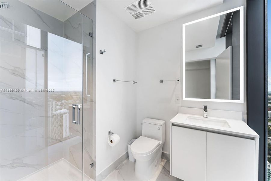 Furnished interior view inside a new home in , Miami (Image 6).