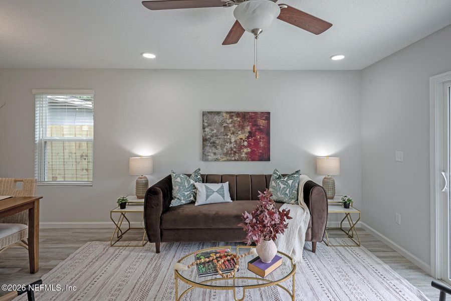 Furnished interior view inside a new home in , Jacksonville (Image 11).