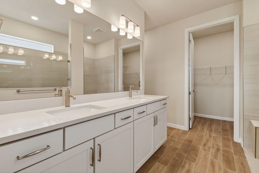 Furnished interior view inside a new home in Del Webb Tradition, Port St. Lucie (Image 34).
