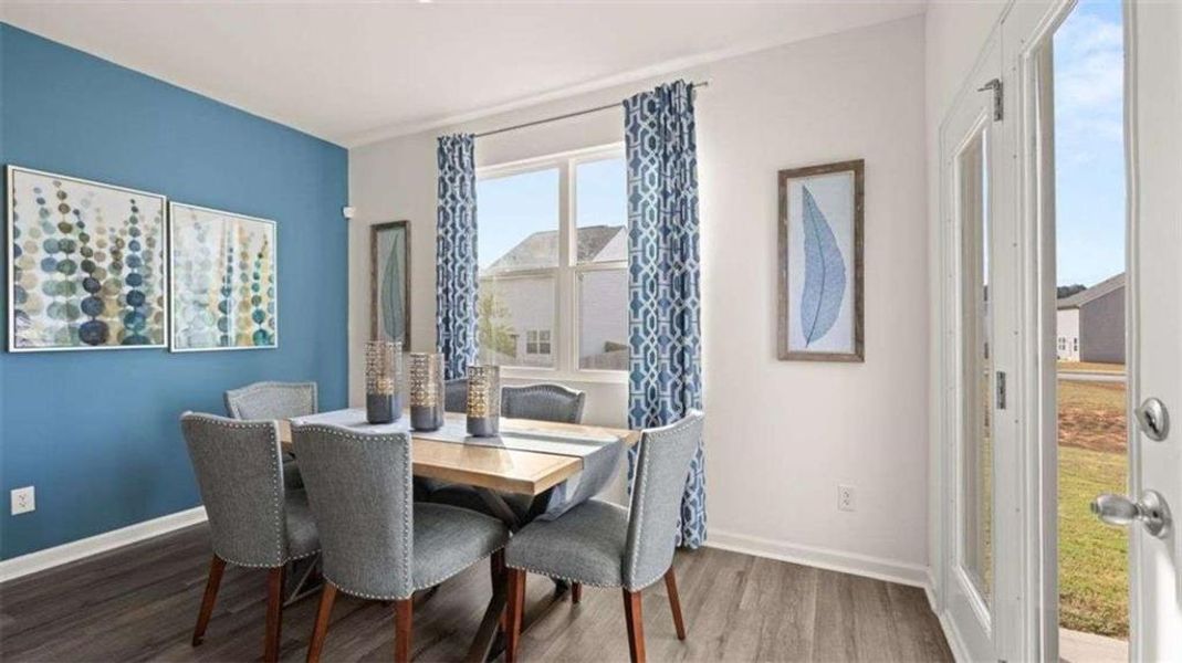 Furnished interior view inside a new home in Poplar Preserve, Newnan (Image 35).