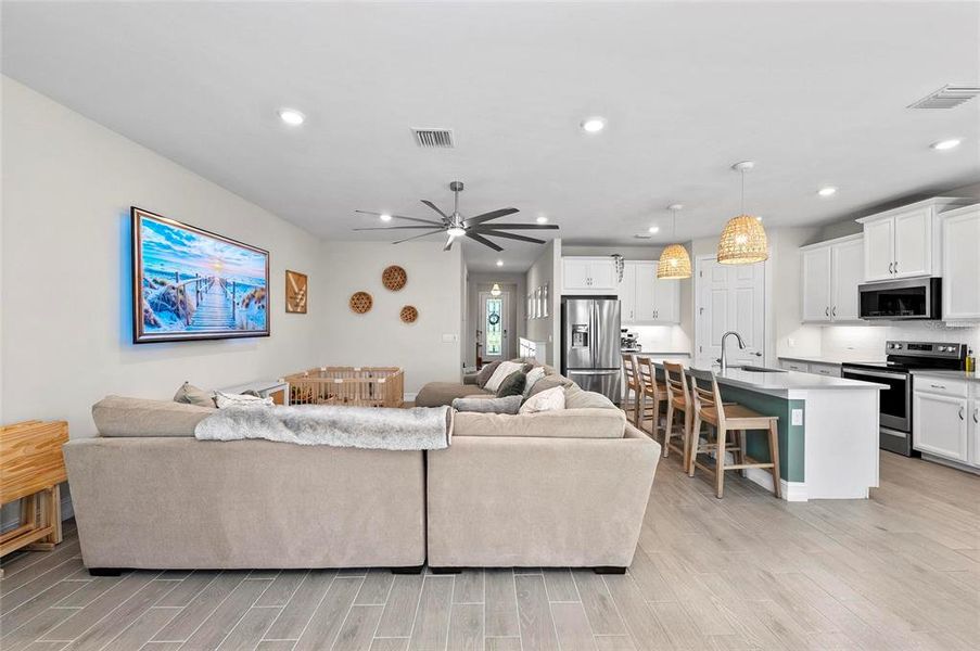 Furnished interior view inside a new home in , Venice (Image 9). Furnished interior view inside a new home in , Venice (Image 9).