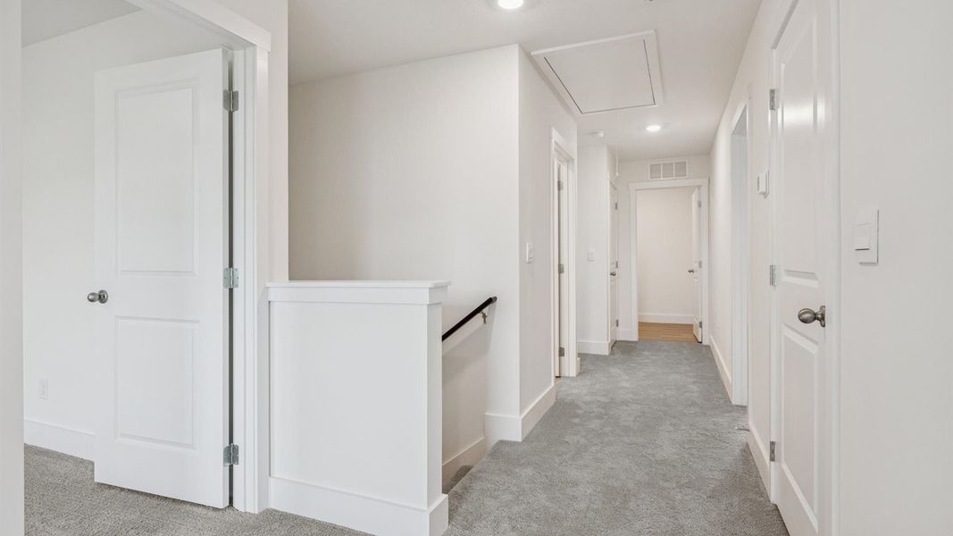 Spacious, unfurnished interior of a new home in Millstone Village, Morristown (Image 13). Spacious, unfurnished interior of a new home in Millstone Village, Morristown (Image 13).