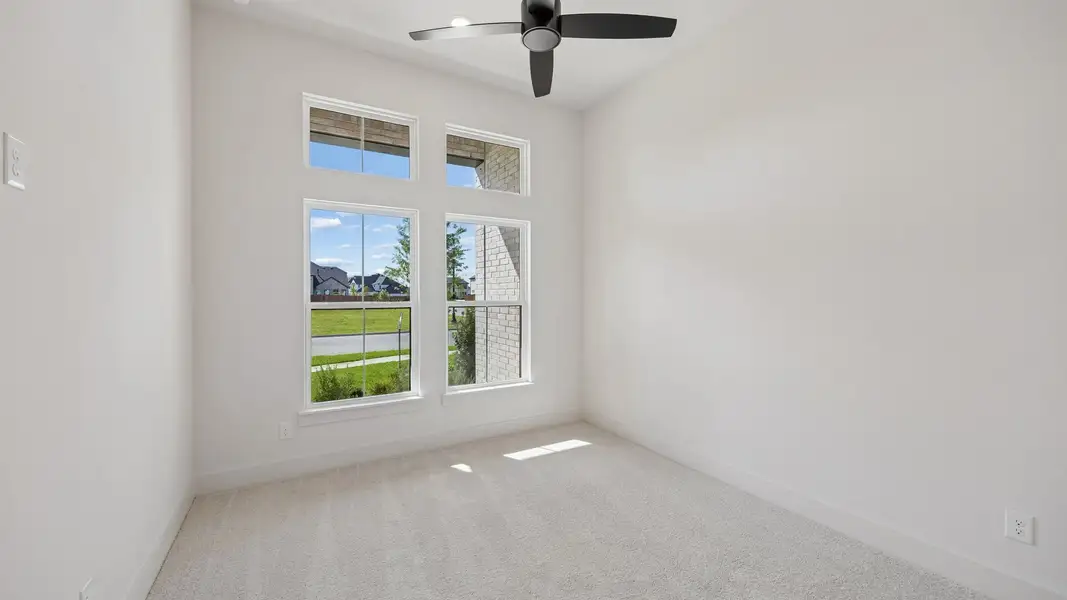 Spacious, unfurnished interior of a new home in Windsong Ranch 71' Series, Prosper (Image 19). Spacious, unfurnished interior of a new home in Windsong Ranch 71' Series, Prosper (Image 19).