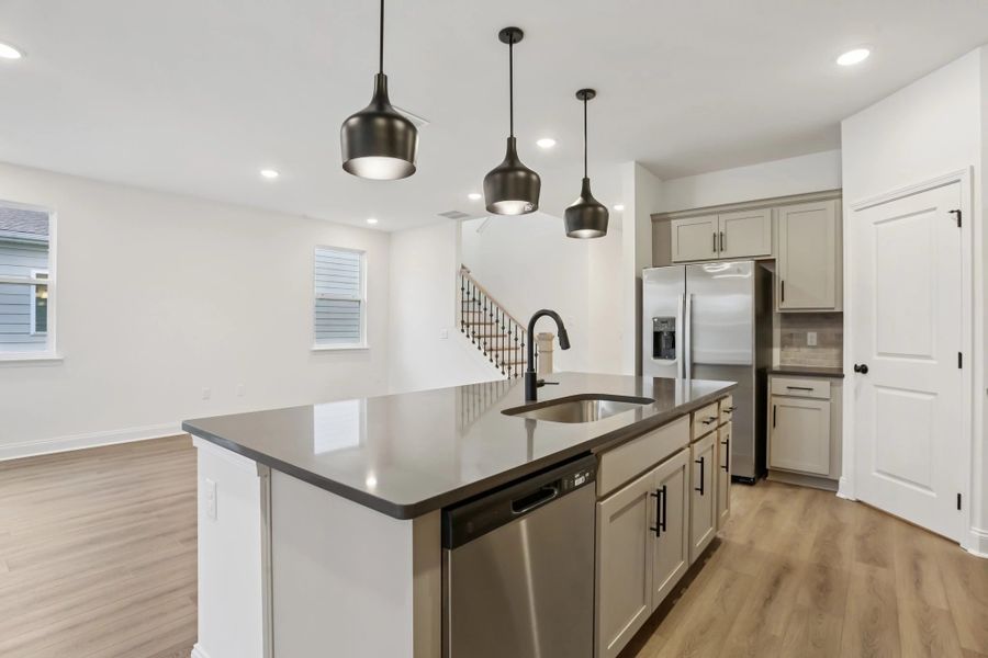 Furnished interior view inside a new home in Ascent at Arbor Ridge, La Vergne (Image 12). Furnished interior view inside a new home in Ascent at Arbor Ridge, La Vergne (Image 12).