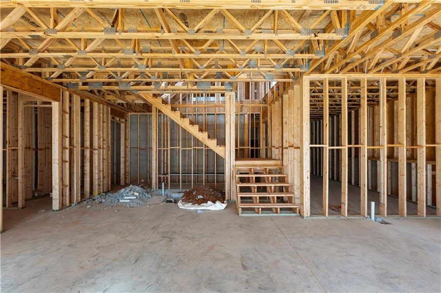 In-progress construction of a new home in , Duluth, GA (Image 17).