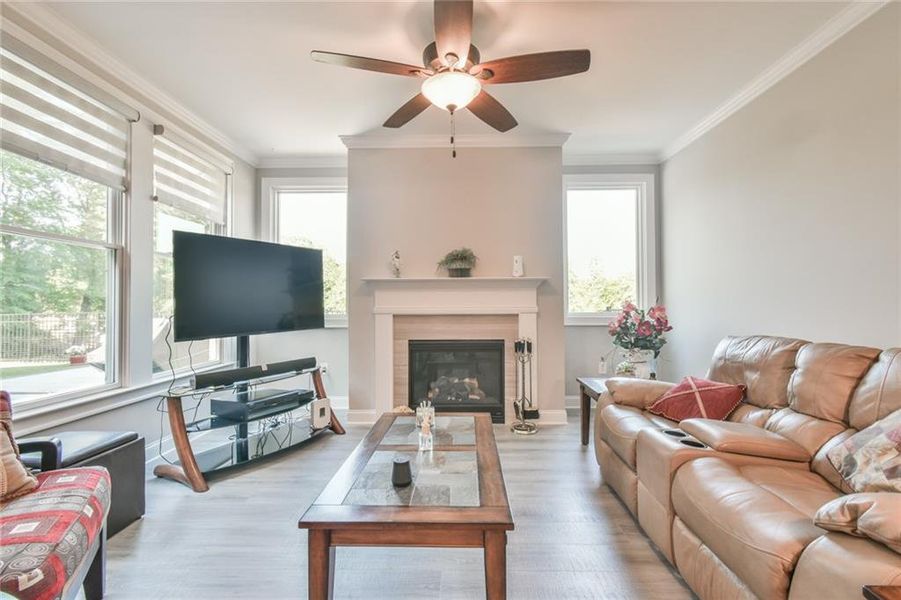 Furnished interior view inside a new home in , Dacula (Image 15).