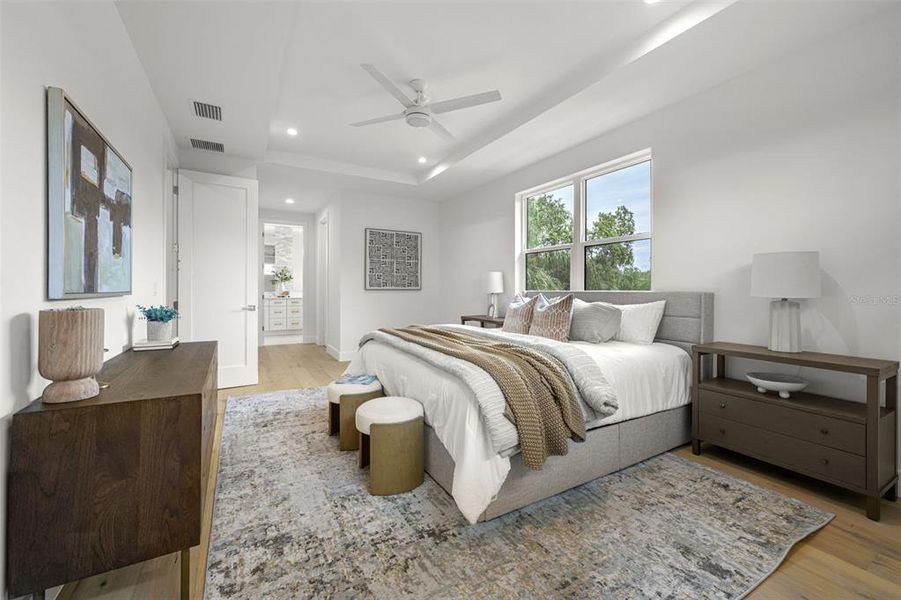 Furnished interior view inside a new home in , Tampa (Image 7).