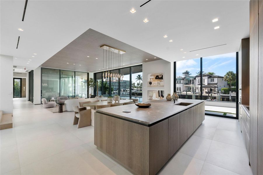 Furnished interior view inside a new home in , Fort Lauderdale (Image 62).