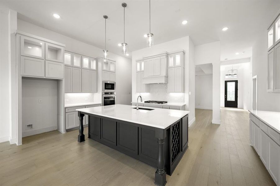Furnished interior view inside a new home in High Country, Burleson (Image 7).