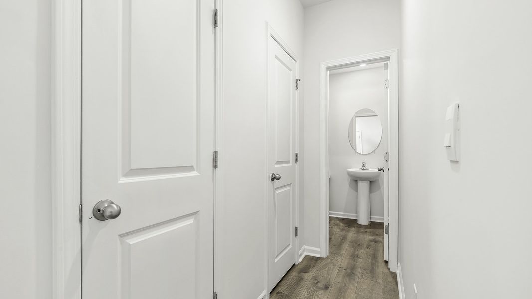 Representative unfurnished interior of a home built from the WINSTON by D.R. Horton in The Preserve at Kinsley, Jamestown (Image 10).