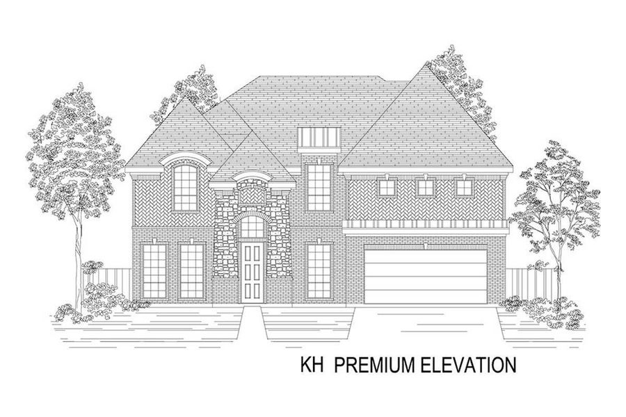 Representative rendering of the exterior for the Regency 2F (w/Game) by First Texas Homes (Image 18).