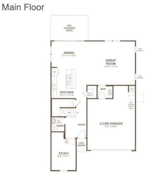 1st Floorplan - Representative Photo