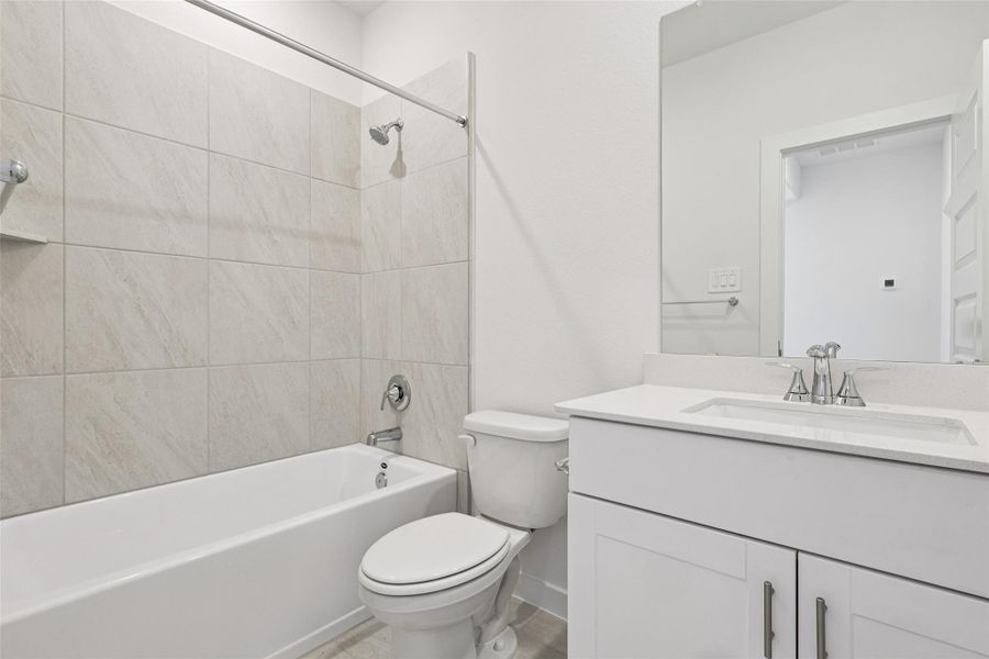 Photo is not of the actual home, but is an inspirational photo of builder’s model home and may depict options, furnishings, and/or decorator features that are not included