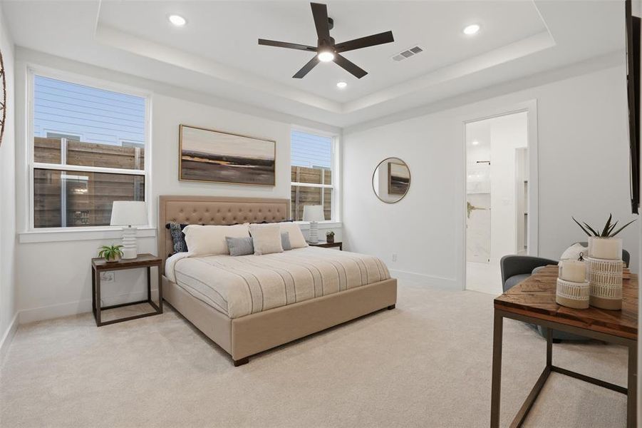 Furnished interior view inside a new home in , Dallas (Image 30).