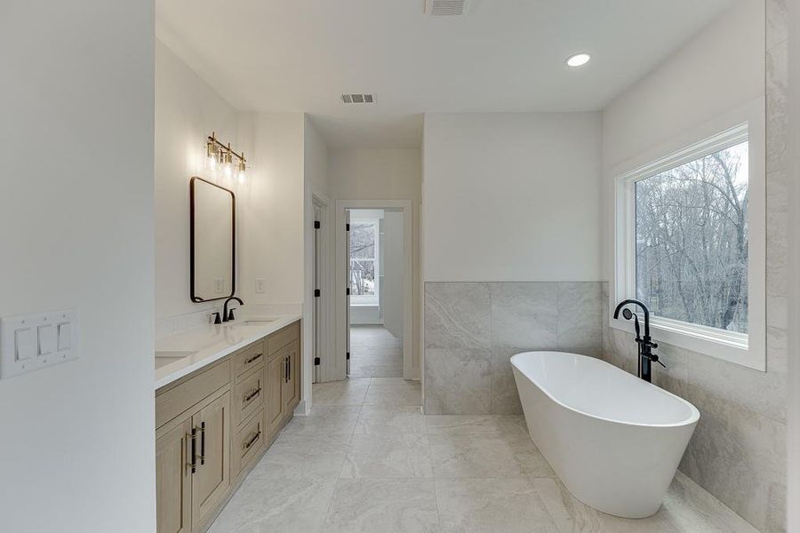 Furnished interior view inside a new home in , Flowery Branch (Image 18).