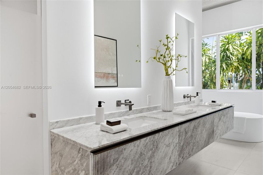 Furnished interior view inside a new home in , Miami Springs (Image 11). Furnished interior view inside a new home in , Miami Springs (Image 11).