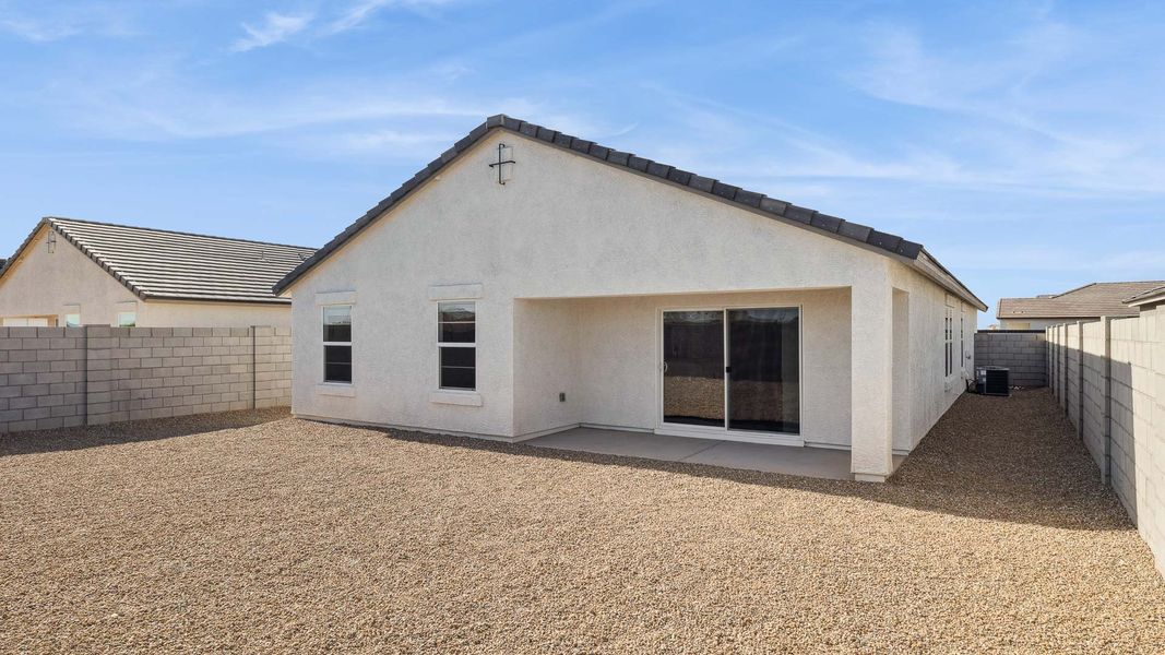 Representative exterior details of a home built from the Caden by D.R. Horton in Remington, Buckeye (Image 16). Representative exterior details of a home built from the Caden by D.R. Horton in Remington, Buckeye (Image 16).