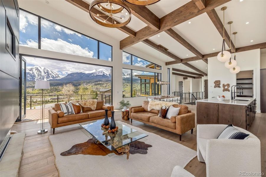 Furnished interior view inside a new home in , Silverthorne (Image 3).