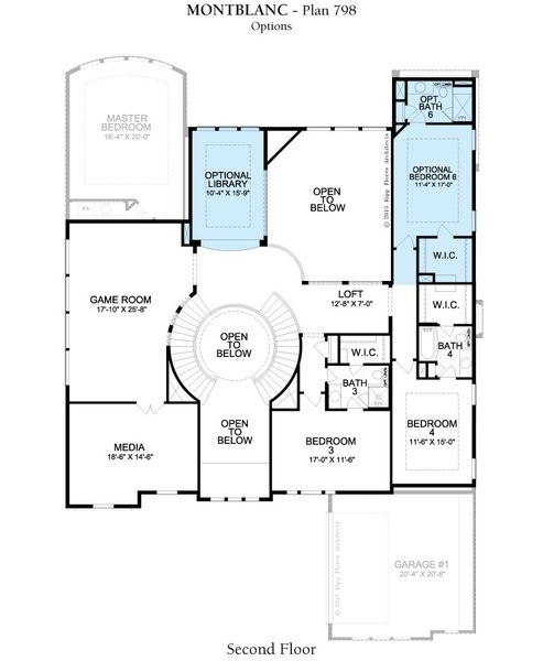 2D floor plan layout for the Montblanc by Landon Homes in Lexington Frisco, Frisco, TX (Image 14). 2D floor plan layout for the Montblanc by Landon Homes in Lexington Frisco, Frisco, TX (Image 14).