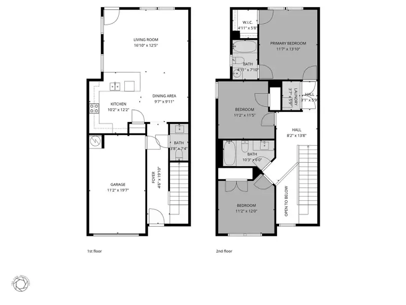 Floor plan outlining the home’s thoughtfully designed layout and living spaces.