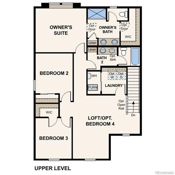 2D floor plan layout of this home in Coyote Creek, Fort Lupton, CO (Image 3). 2D floor plan layout of this home in Coyote Creek, Fort Lupton, CO (Image 3).
