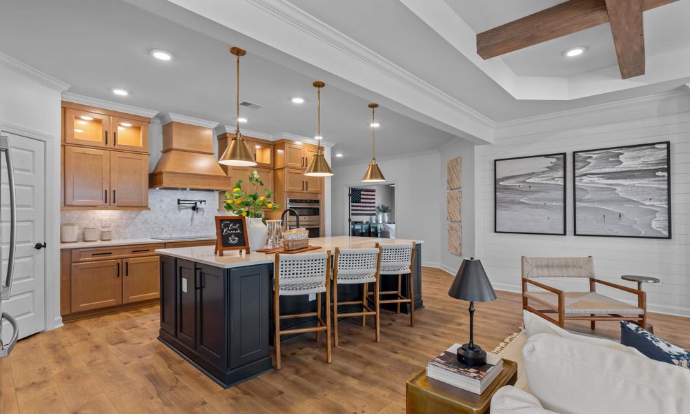 Representative furnished interior of a home built from the The Surfrider by Chesapeake Homes in The Willows, Loris (Image 5).
