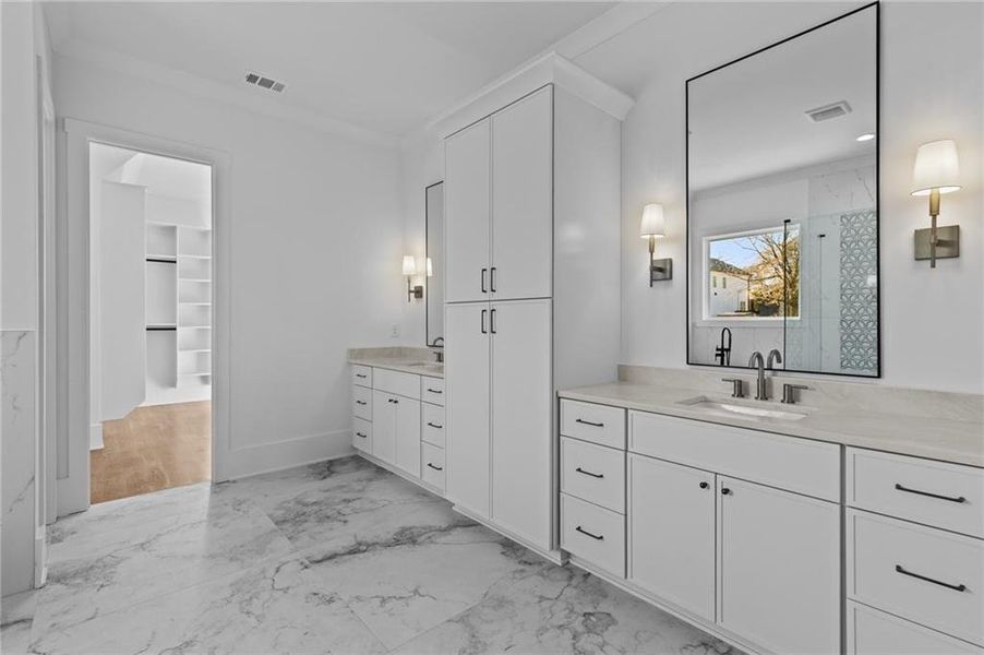 Furnished interior view inside a new home in , Buford (Image 33).