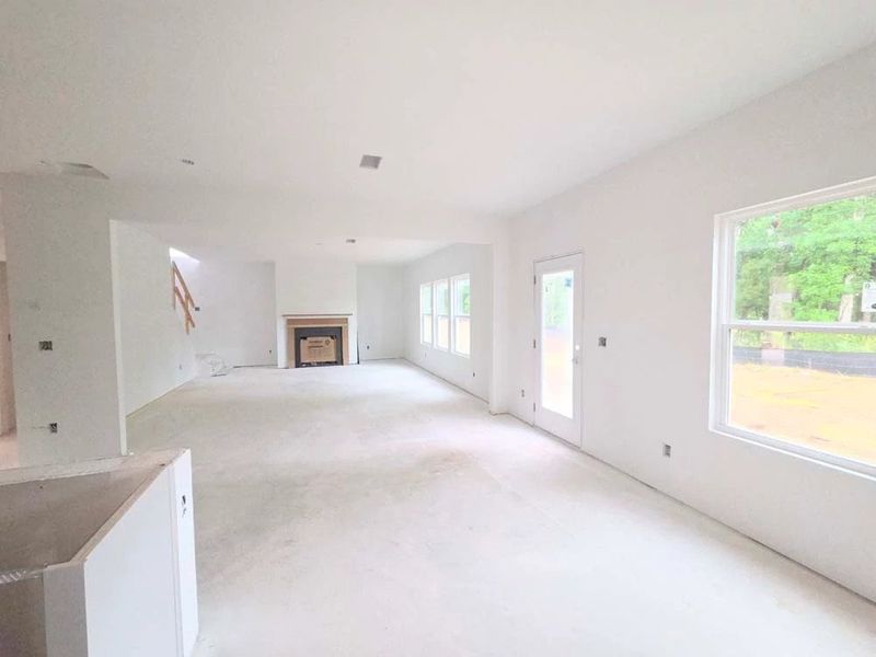 In-progress construction of a new home in The Pointe at Heron Bay, Locust Grove, GA (Image 25).