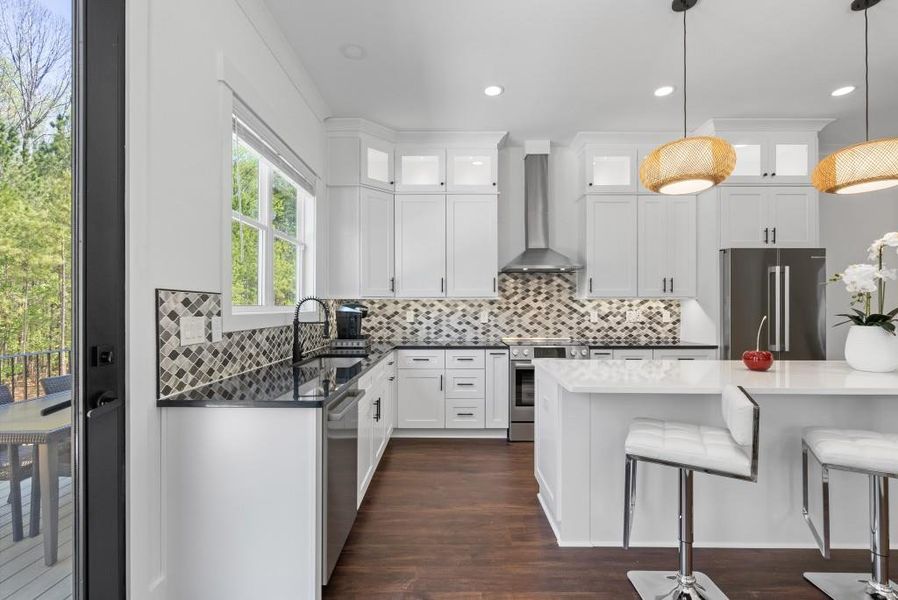 Furnished interior view inside a new home in , Stockbridge (Image 7).