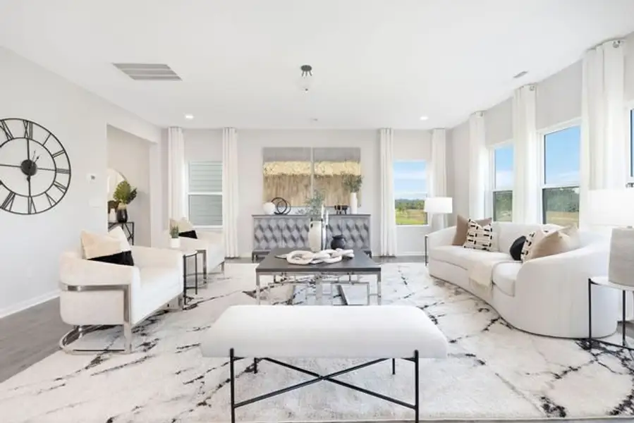 Representative furnished interior of a home built from the Liam by True Homes in Gatehouse Manor, Winston-Salem (Image 8).