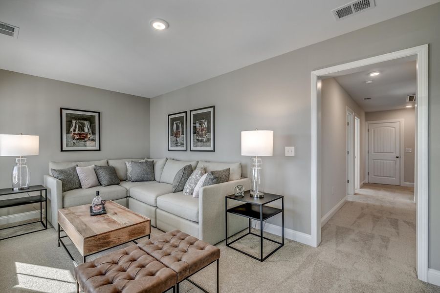 Furnished interior view inside a new home in The Oaks, Goose Creek (Image 21).