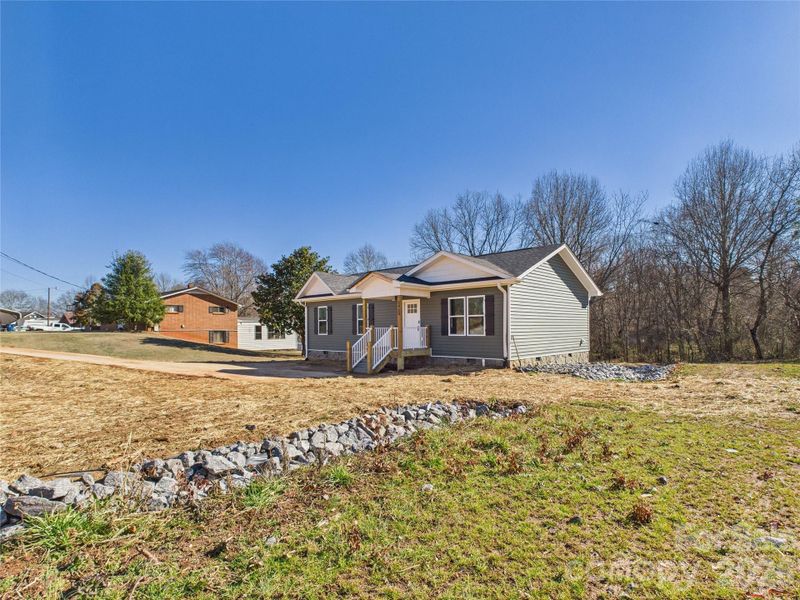 Exterior details and patio area of a home in , Connelly Springs (Image 17).