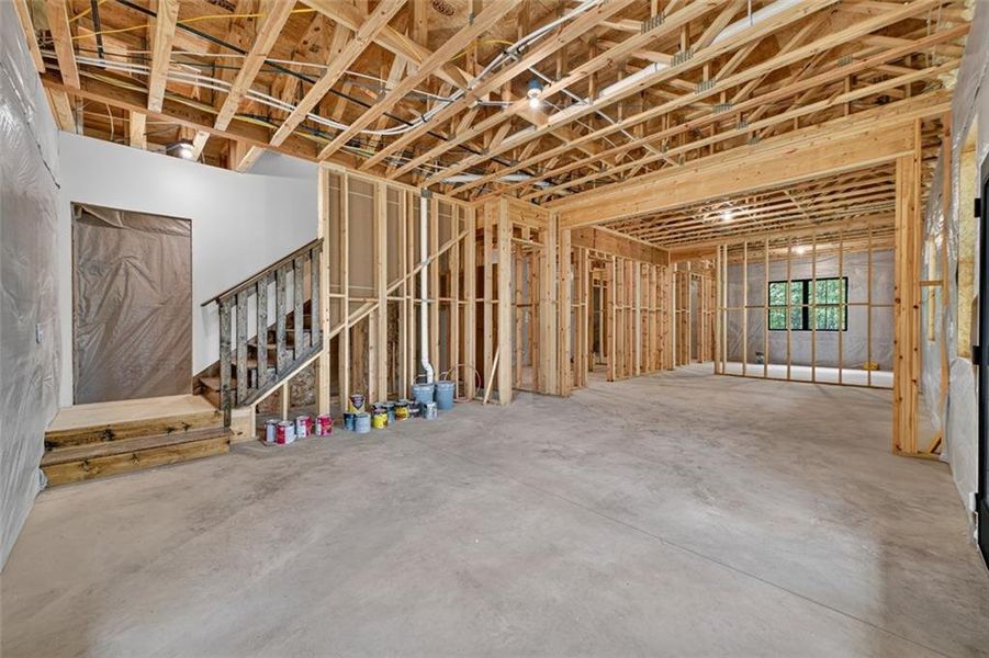 In-progress construction of a new home in , Ellijay, GA (Image 52).