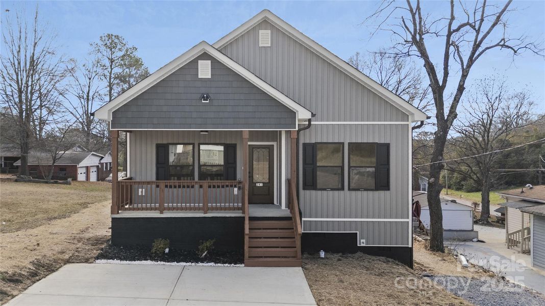 Front exterior of a new home in , Concord, NC, highlighting curb appeal (Image 23). Front exterior of a new home in , Concord, NC, highlighting curb appeal (Image 23).