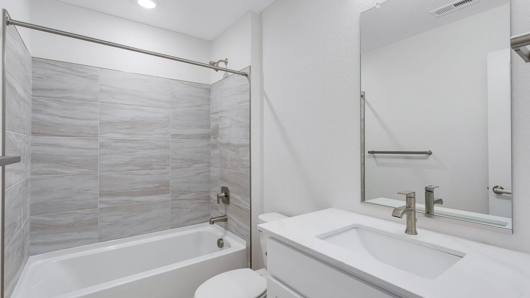 Furnished interior view inside a new home in Horizon Uptown, Aurora (Image 6).