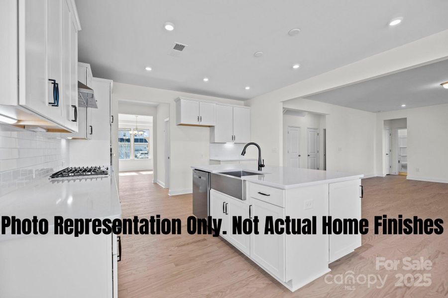Kitchen Overlooking Family Room