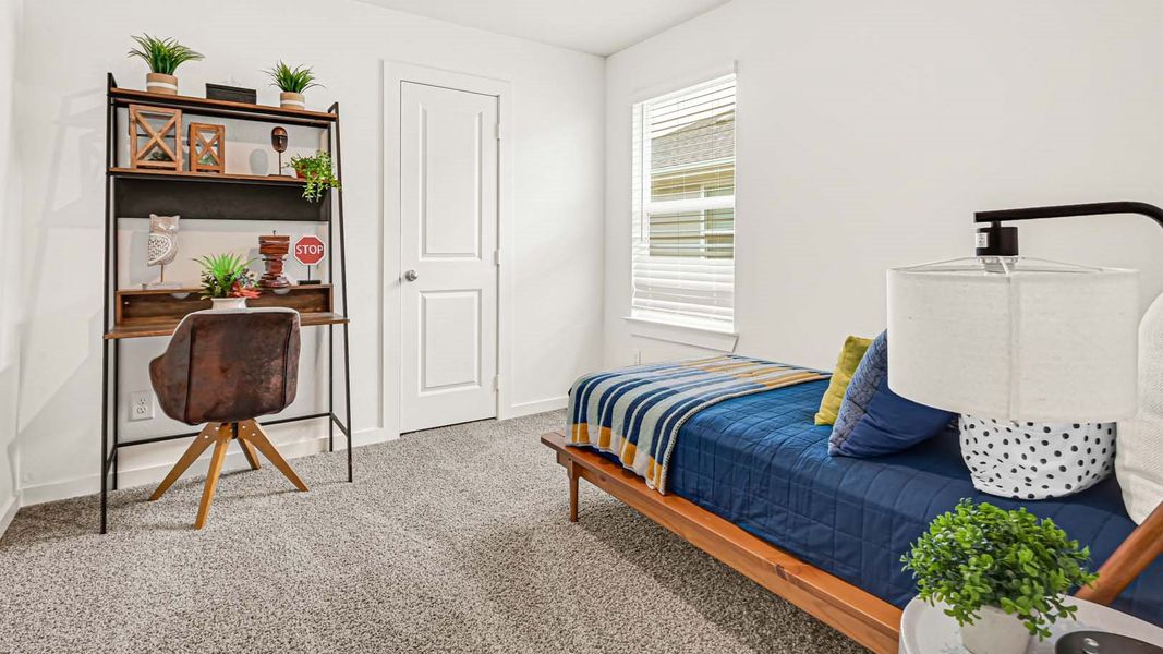 Furnished interior view inside a new home in Tamarron, Fulshear (Image 28).