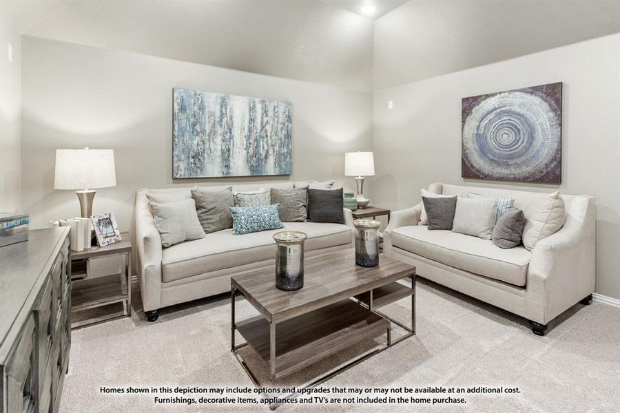 Furnished interior view inside a new home in Somerset, Mansfield (Image 36).