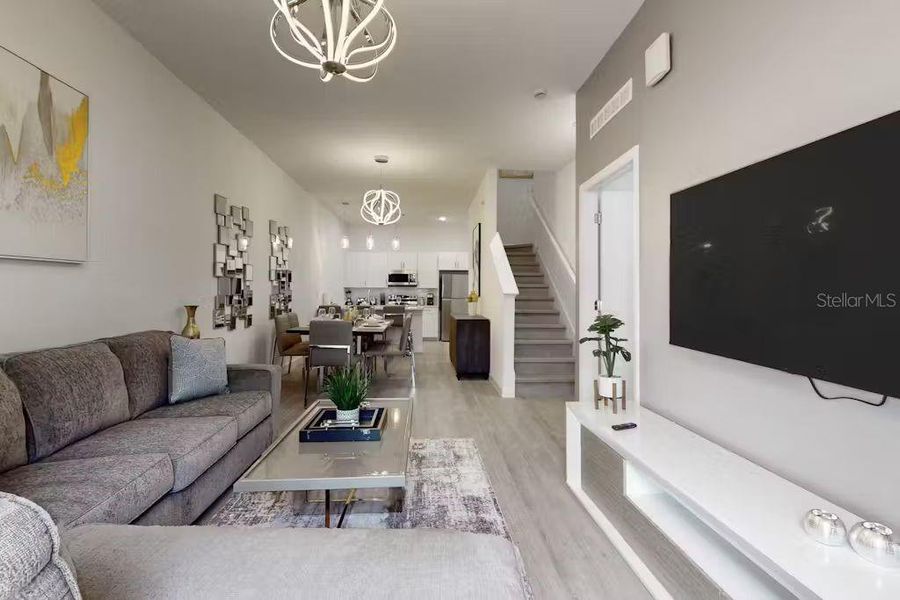 Furnished interior view inside a new home in , Davenport (Image 4).