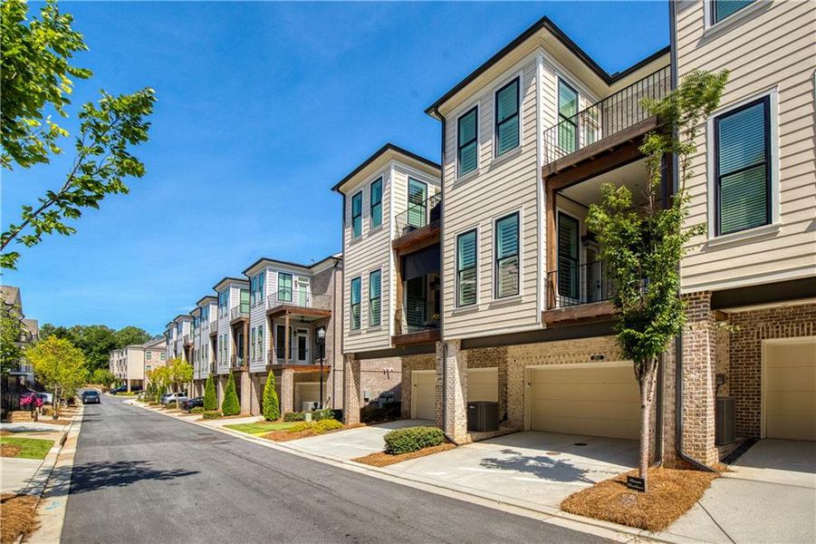 Front exterior of a new home in , Alpharetta, GA, highlighting curb appeal (Image 29).