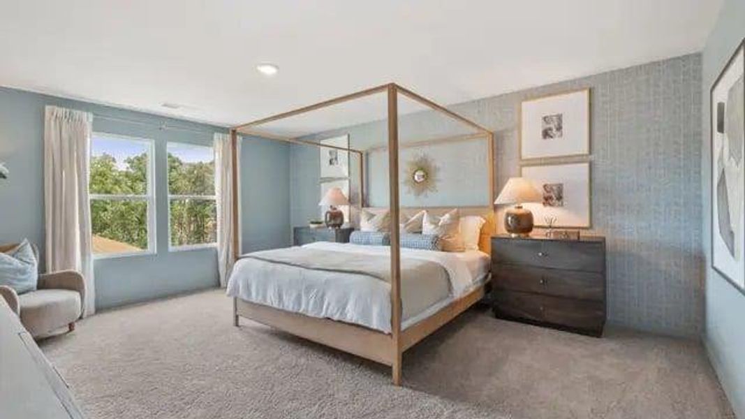 Furnished interior view inside a new home in Belleview Manor, Fairburn (Image 9).