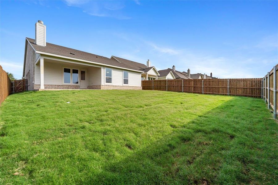 Exterior details and patio area of a home in Liberty Pointe, Gainesville (Image 28). Exterior details and patio area of a home in Liberty Pointe, Gainesville (Image 28).