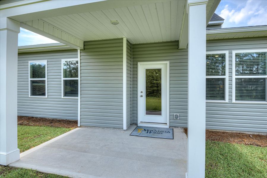 Representative exterior photo of a completed home built from the Insha by Veranda Homes in Heritage Bay, Sumter, SC (Image 27).