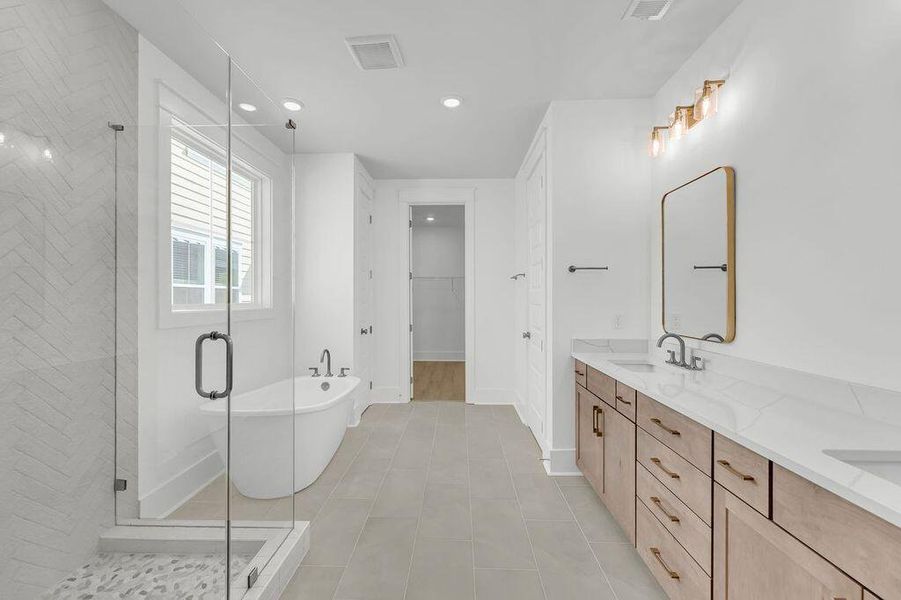 Furnished interior view inside a new home in Central Park, Charleston (Image 8).