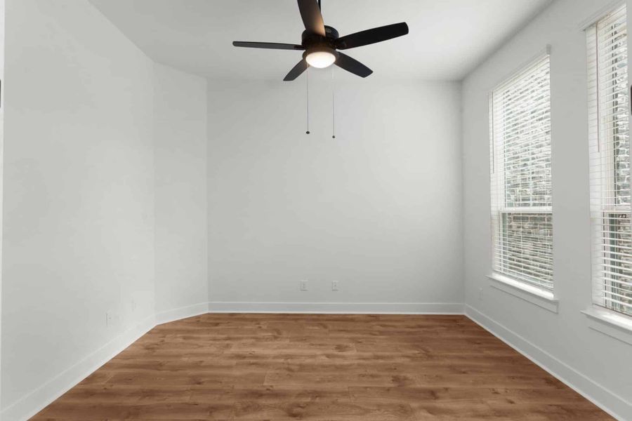 Spacious, unfurnished interior of a new home in The Grove at Blackhawk, Pflugerville (Image 30).