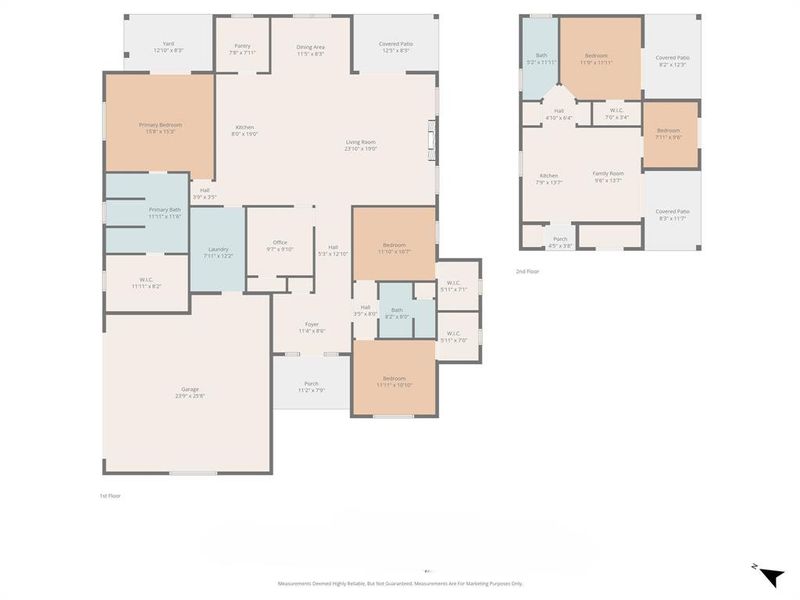 2D floor plan layout of this home in , Granbury, TX (Image 4).