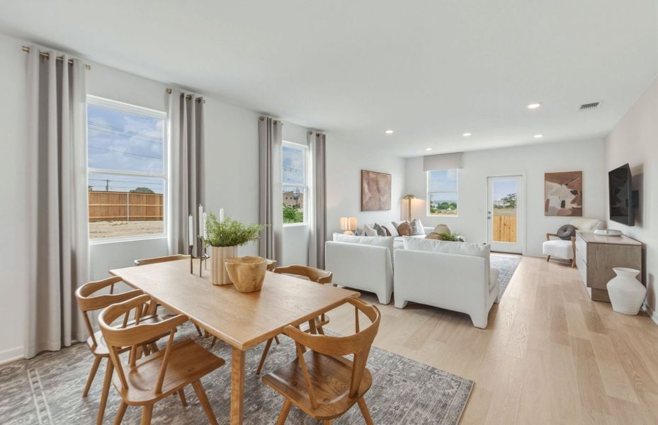 Representative furnished interior of a home built from the Hewitt by Centex in Vantage, San Marcos (Image 17).