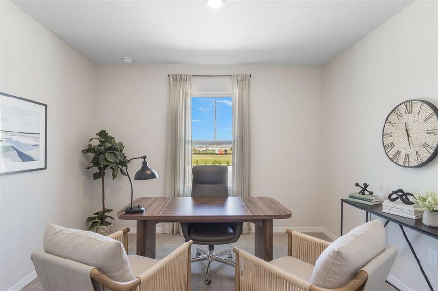 Furnished interior view inside a new home in Fox Branch, Lakeland (Image 7). Furnished interior view inside a new home in Fox Branch, Lakeland (Image 7).