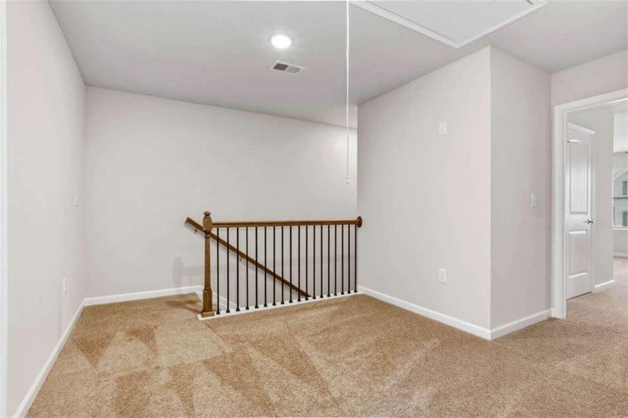 Spacious, unfurnished interior of a new home in Parkway James, Snellville (Image 11). Spacious, unfurnished interior of a new home in Parkway James, Snellville (Image 11).