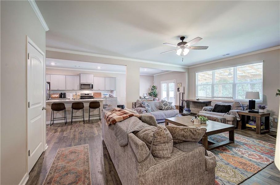 Furnished interior view inside a new home in , Cartersville (Image 5). Furnished interior view inside a new home in , Cartersville (Image 5).